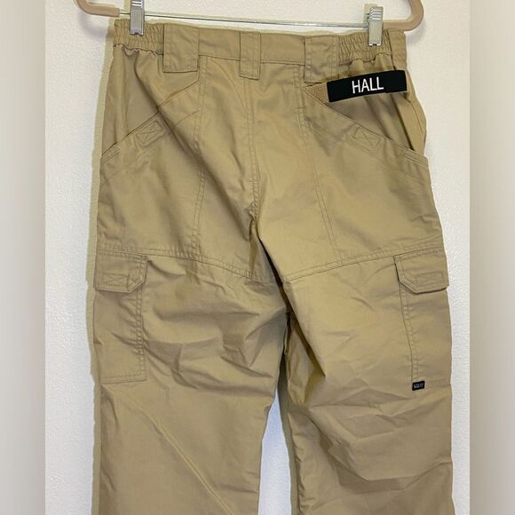 5.11 Tactical - Taclite Pro Ripstop Pants Tan Cargo Elastic Waist - size 8 - Picture 12 of 12
